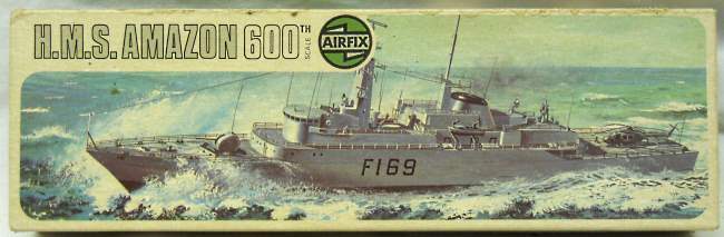 Airfix 1/600 HMS Amazon F169 Type 21 ASW Frigate, 02204-6 plastic model kit